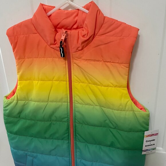 Crayola x Kohl's - Puffer Vest - NWT - Reversible - Kids Size L (14/16) - Picture 3 of 12